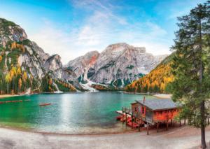 Braies Lake At Autumn Lakes & Rivers Jigsaw Puzzle By Educa