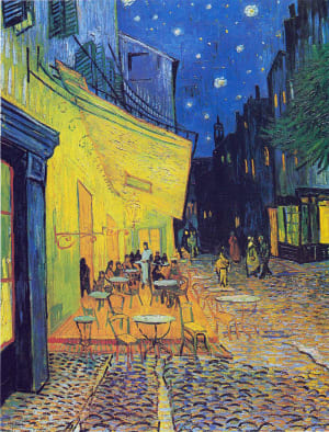 Cafe Terrace at Night Impressionism & Post-Impressionism By Piatnik