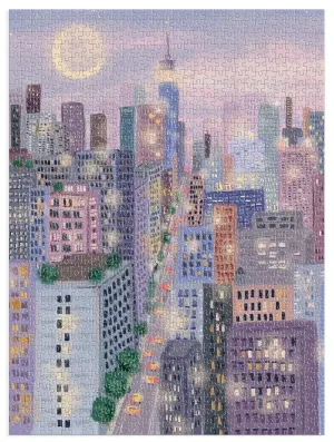 City Lights Sunrise & Sunset By Galison
