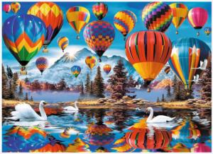 Colorful Balloons Wooden Puzzle