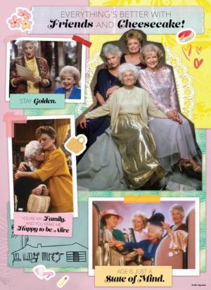 Golden Girls "Everything's Better with Friends and Cheesecake!" Movies & TV Jigsaw Puzzle By USAopoly