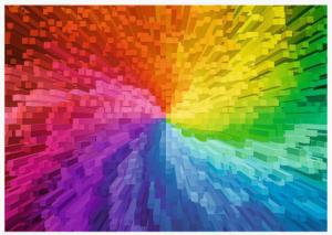 Gradient Rainbow & Gradient Jigsaw Puzzle By Trefl