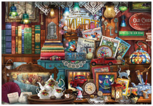 Sunnyside Antiques Collage By Crown Point Graphics