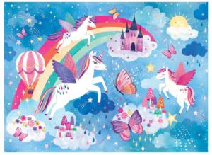 Unicorn Dreams Scratch and Sniff Puzzle Children's Cartoon Jigsaw Puzzle By Mudpuppy