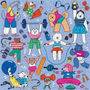 Well-Trained Dogs Collage Jigsaw Puzzle By Mudpuppy