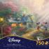 Thomas Kinkade Disney - Mickey & Minnie Sweetheart Bridge Disney Jigsaw Puzzle