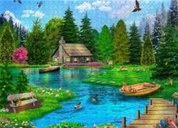 Dream Lake Lakes & Rivers Jigsaw Puzzle