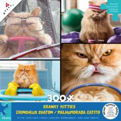 Cranky Kitties - Awesome Foursome Cats Jigsaw Puzzle