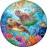 Happy Dolphins Fish Wooden Jigsaw Puzzle By Wooden City