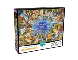 World Landmarks 360 Travel Jigsaw Puzzle