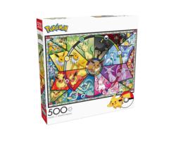 Pokemon - Eevee's Stained Glass Pokemon Jigsaw Puzzle