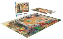 Escape to the Shed Cats Jigsaw Puzzle