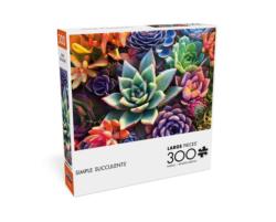 Simple Succulents Flower & Garden Jigsaw Puzzle