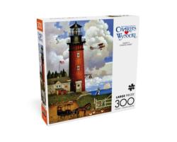 Daddy's Coming Home Lighthouse Jigsaw Puzzle