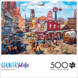 Country Life: Old Western Town Nostalgic & Retro