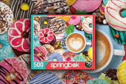 Donuts N' Coffee - 500 Piece Jigsaw Puzzle by Springbok