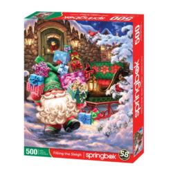 Filling the Sleigh Birds Jigsaw Puzzle