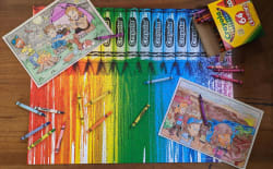 Crayola Dripping in Color Collage