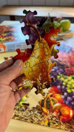 Harvest Cornucopia Fall Jigsaw Puzzle