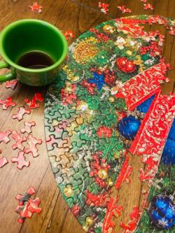 Holiday Wreath Christmas Jigsaw Puzzle
