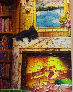 The Library Around the House Jigsaw Puzzle
