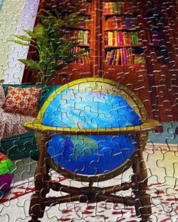 The Library Around the House Jigsaw Puzzle