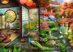 Japanese Garden Teahouse Landscape