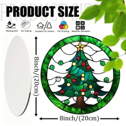 Colorful Christmas Tree Sun Catcher