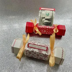 Christmas Surprise Money Pull Pouch - 4 pack