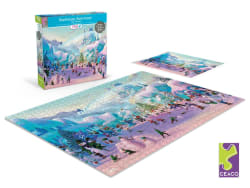 Snowman Sanctuary Glitter Christmas