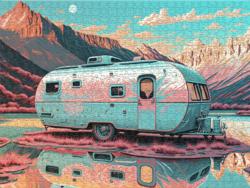 Cool Camping Landscape Jigsaw Puzzle
