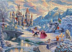 Beauty & The Beast Winter Enchantment Disney Jigsaw Puzzle