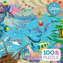 Under The Deep Blue Sea Glitter Sea Life