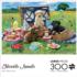 Puppy Park Picnic Dogs Jigsaw Puzzle