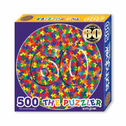The Puzzler Round Puzzle Rainbow & Gradient