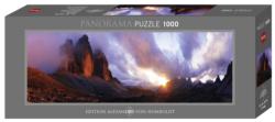 3 Peaks Panoramic Puzzle - Scratch and Dent Landscape Jigsaw Puzzle