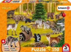 Wildlife Where the Raccoons Live Forest Animal Jigsaw Puzzle