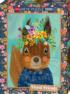 Sweet Squirrel, Floral Friends Animals Jigsaw Puzzle