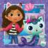 Gabby's Dollhouse 3 x 49 pc Puzzle Movies & TV Children's Puzzles