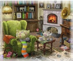 ESCAPE PUZZLE:  Living Room Quilting & Crafts Jigsaw Puzzle