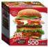 Juicy Burger Food and Drink Shaped Puzzle
