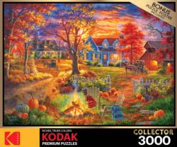 Autumn Village - Scratch and Dent Horse Jigsaw Puzzle