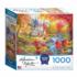 Secluded Church in Fall Birds Jigsaw Puzzle