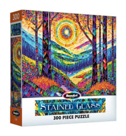 Stained Glass - The Sun Shines On Dreamland Landscape