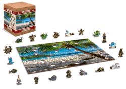 Paradise Island Beach Travel Wooden Jigsaw Puzzle