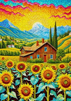 Sunflower House Countryside
