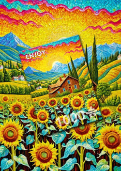 Sunflower House Countryside