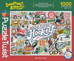 Old Time Hockey - Something's Amiss! Sports Jigsaw Puzzle