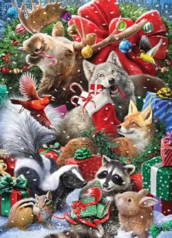 Festive Friends (Family) Animals Jigsaw Puzzle