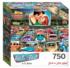 Back To The Past - Drive In Date Night - Scratch and Dent Movies & TV Jigsaw Puzzle